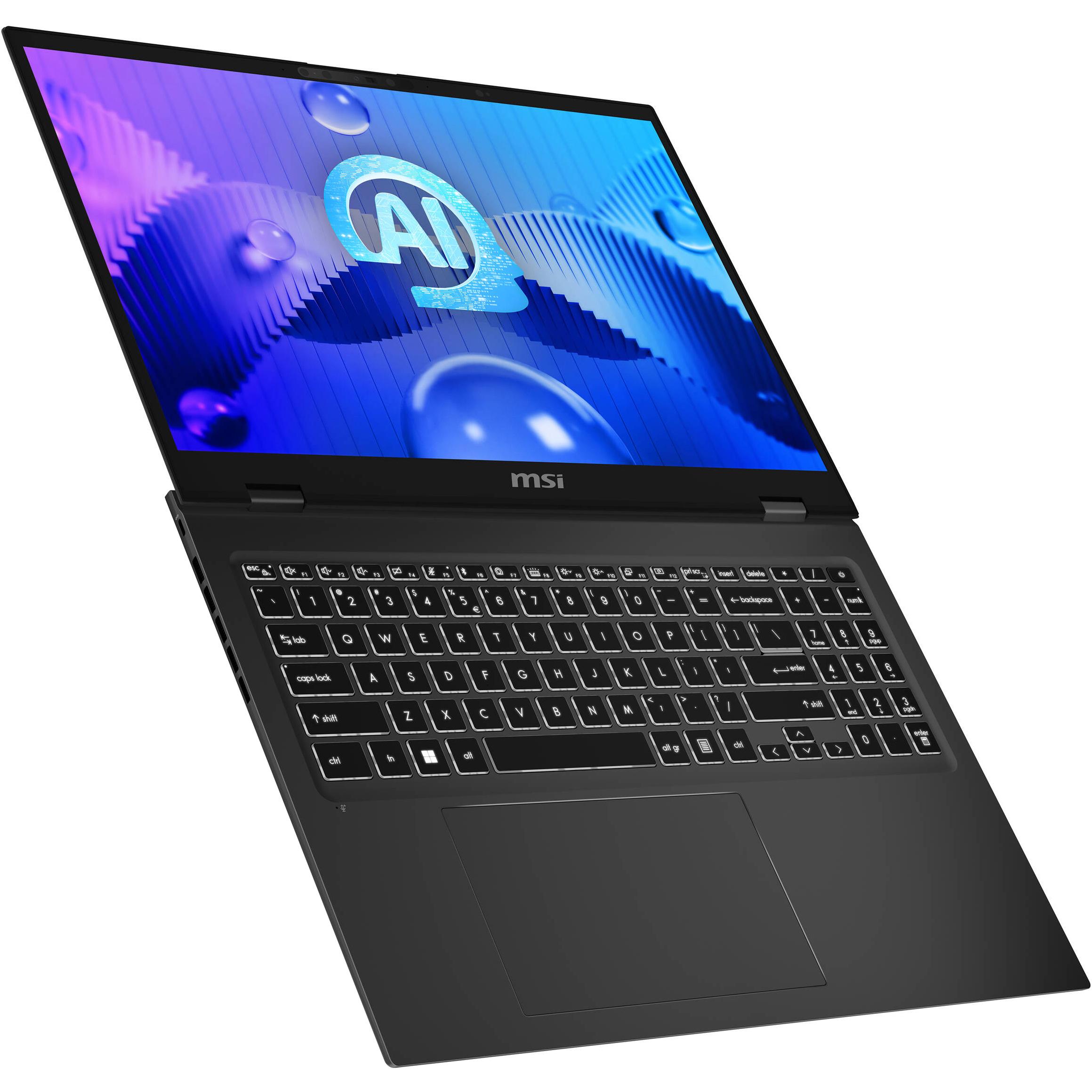 Ноутбук MSI Prestige 16 AI+Evo B2VMG-028UA U7-258V 32/1 TB 16" Stellar Gray (9S7-15A331-028) - фото 3 Ноутбук MSI Prestige 16 AI+Evo B2VMG-028UA U7-258V 32/1 TB 16" Stellar Gray (9S7-15A331-028) - фото 3