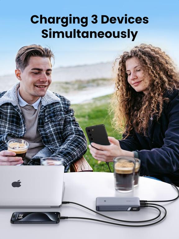 Повербанк Ugreen PB720 20000 mAh 100W Grey (25188) - фото 11