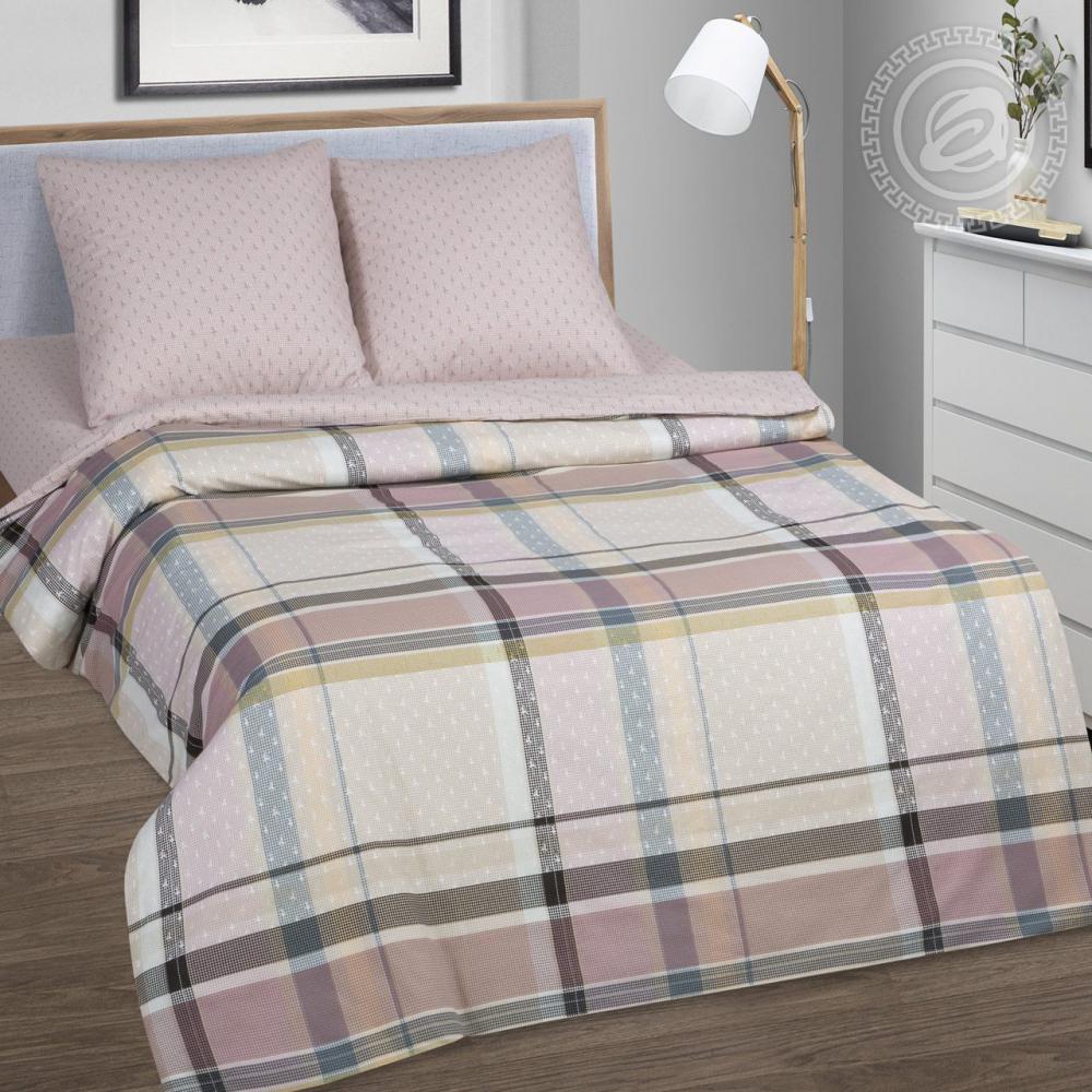 Комплект постільної білизни Комфорт текстиль Поплін Прима 200x220 см 40x60 см (КТ_pvu_3779_3_40x60)