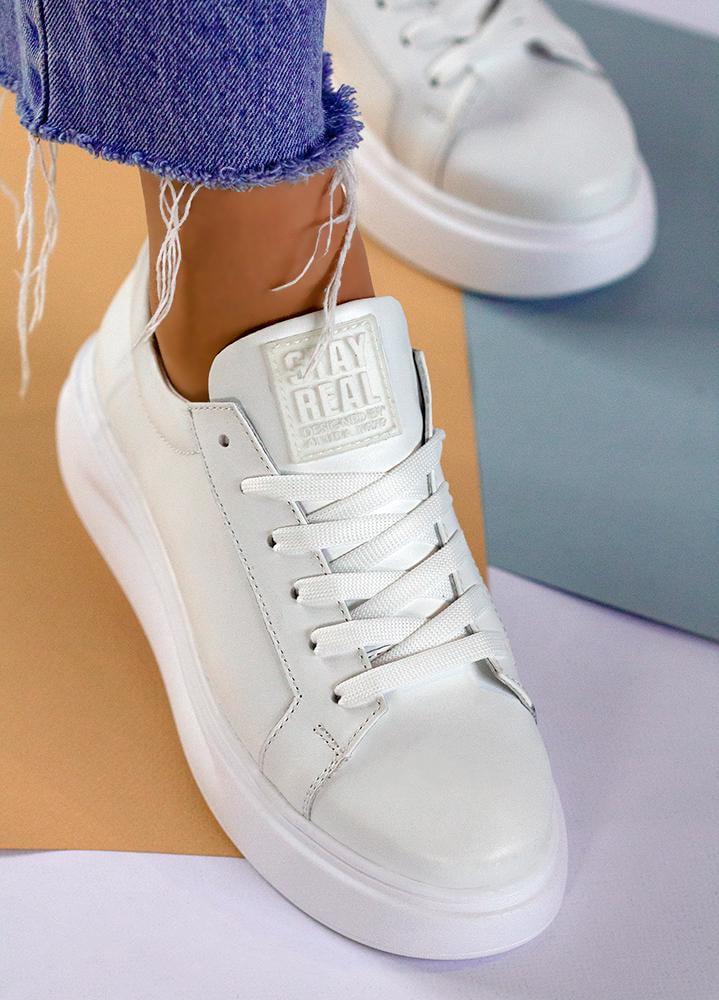 Кеды STAY REAL кожаные 7910-28 р. 39 Белый (7910-28)