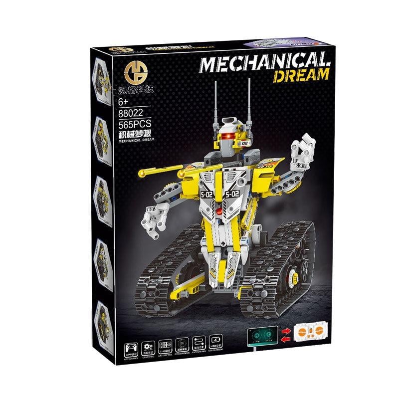 Детский конструктор-танк робот на радиоуправлении 88022 аккумуляторный 565 деталей (88022)