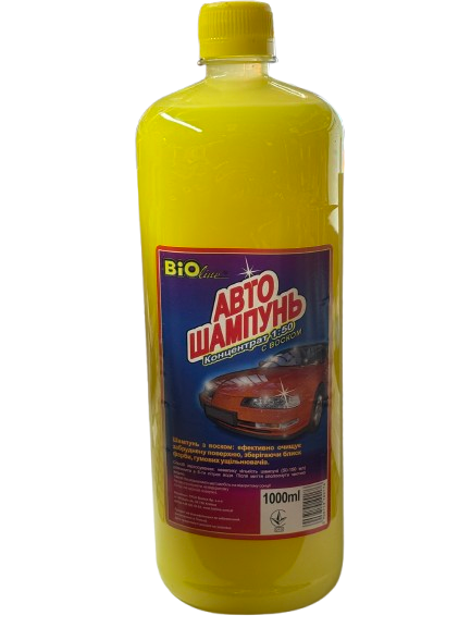 Шампунь з воском BIOLINE 1 л Жовтий (444)