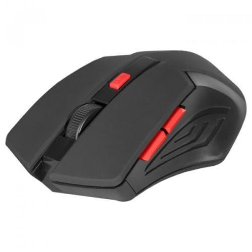 Компьютерная мышка беспроводная Defender Accura MM-275 Black/Red (52276)