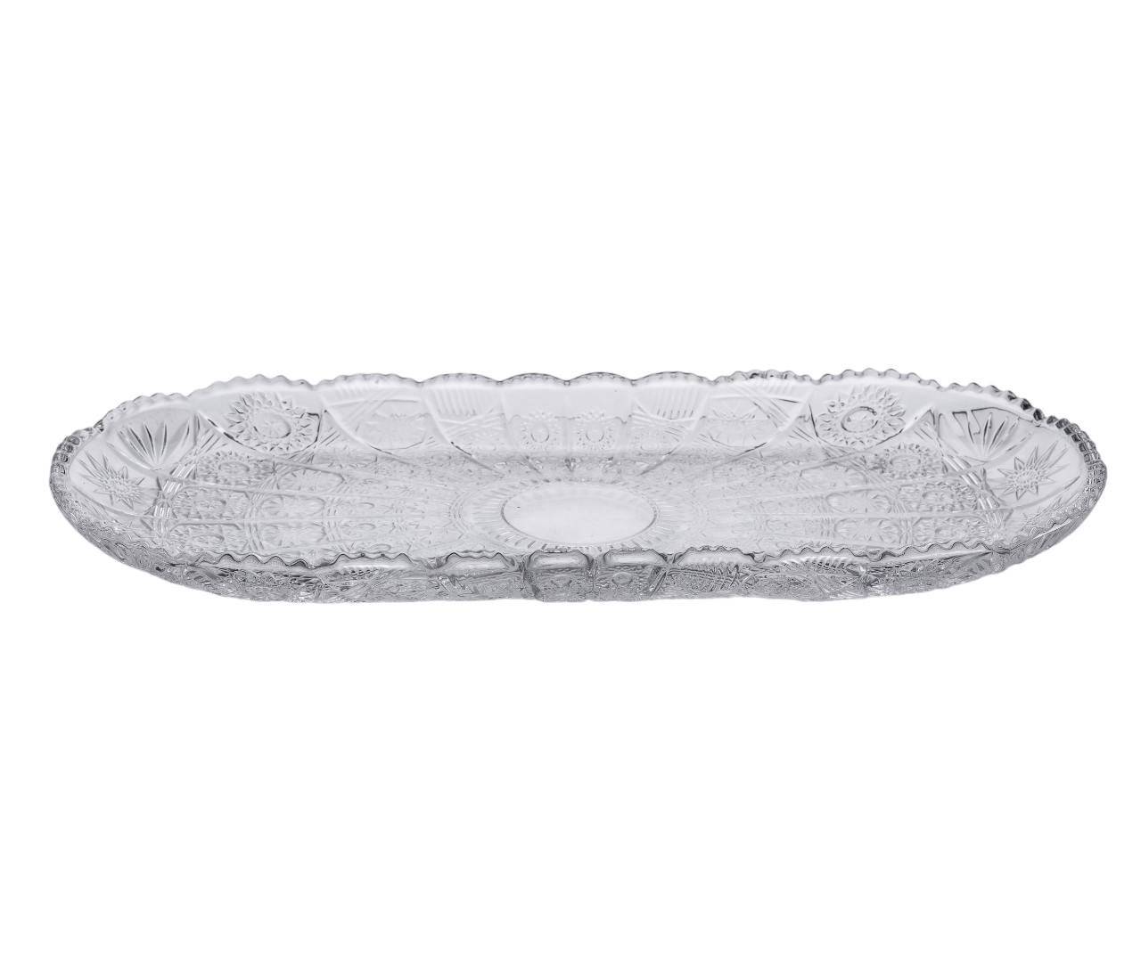 Блюдо для закусок Lirmartur скляне 33,5х15х2 см (HP-YH-25)