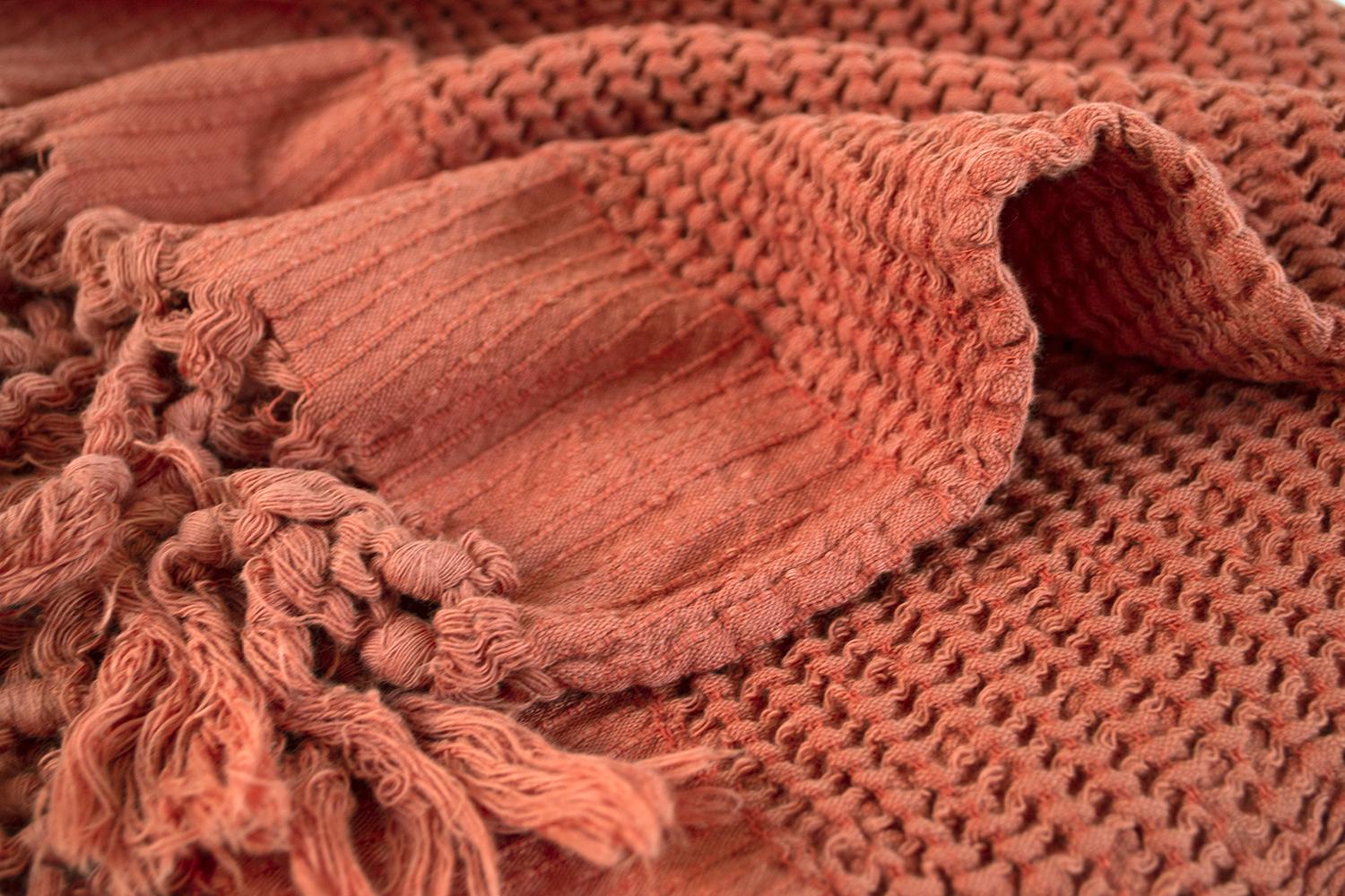 Плед Lotus Home Rius kiremit цегляний 130x170 см (svt-2000022331333) - фото 5 Плед Lotus Home Rius kiremit цегляний 130x170 см (svt-2000022331333) - фото 5