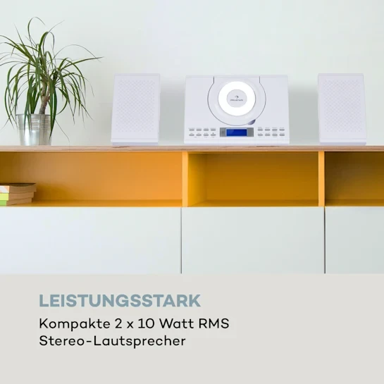 Стереосистема Auna Wallie Microsystem FM USB CD BT Aux - фото 3