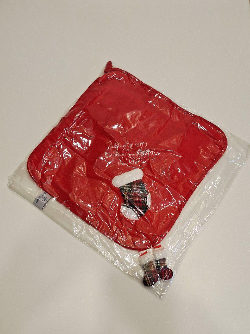 Набір новорічних кухонних серветок Colorful Home 4 шт. з петелькою з мікрофібри 30х30 см (1609) - фото 7 Набір новорічних кухонних серветок Colorful Home 4 шт. з петелькою з мікрофібри 30х30 см (1609) - фото 7