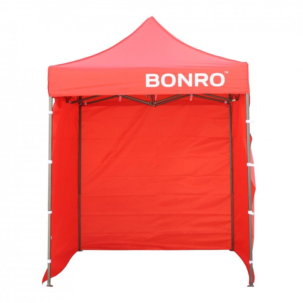 Павильон cадовый Bonro B-8003 3 стенки 1,95х1,95 м Красный (42400998)