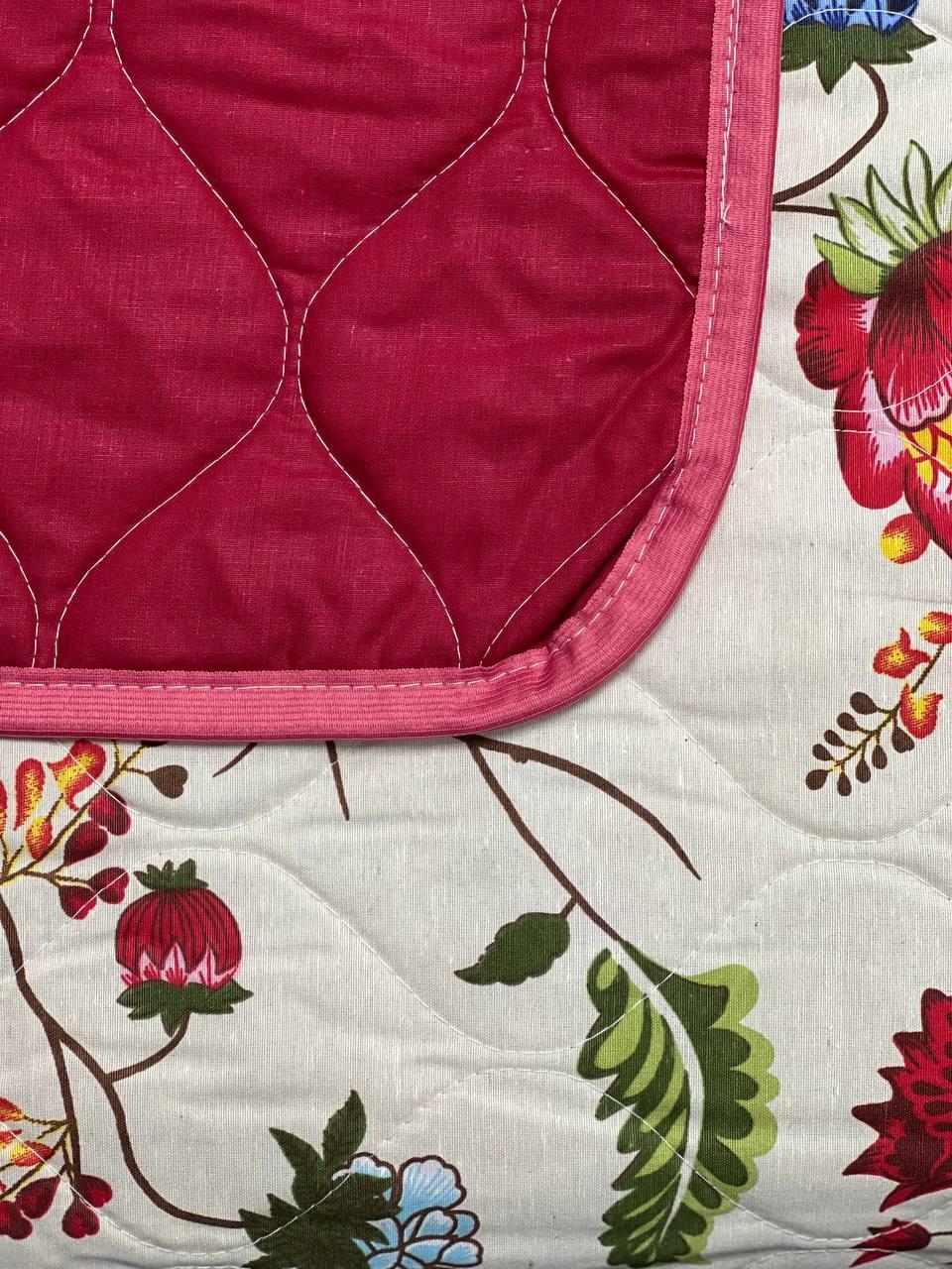 Покрывало двустороннее стеганое Zastelli 9210/19-1655 Garnet бязь 145x205 см (17299) - фото 3 Покрывало двустороннее стеганое Zastelli 9210/19-1655 Garnet бязь 145x205 см (17299) - фото 3