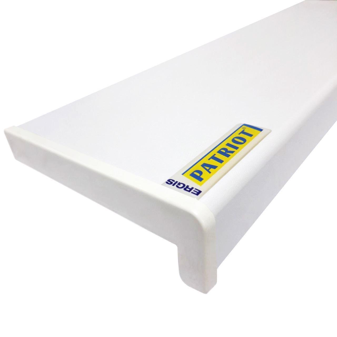 Подоконник Patriot ПВХ 300х2300 мм Белый Сатин Подоконник Patriot ПВХ 300х2300 мм Белый Сатин