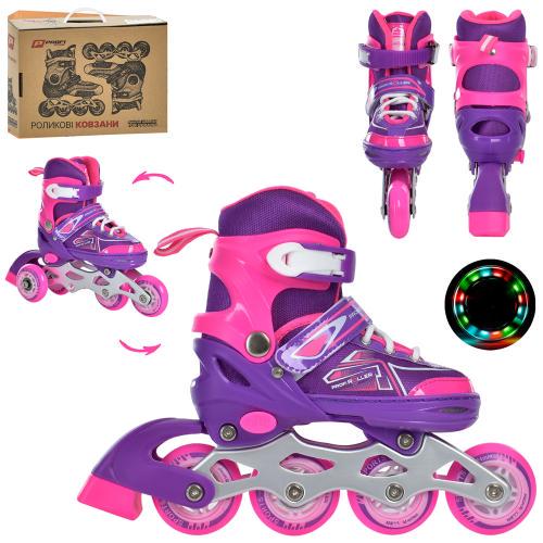 Роликові ковзани дитячі розсувні A 4148-XS-V р. 27-30 - фото 2