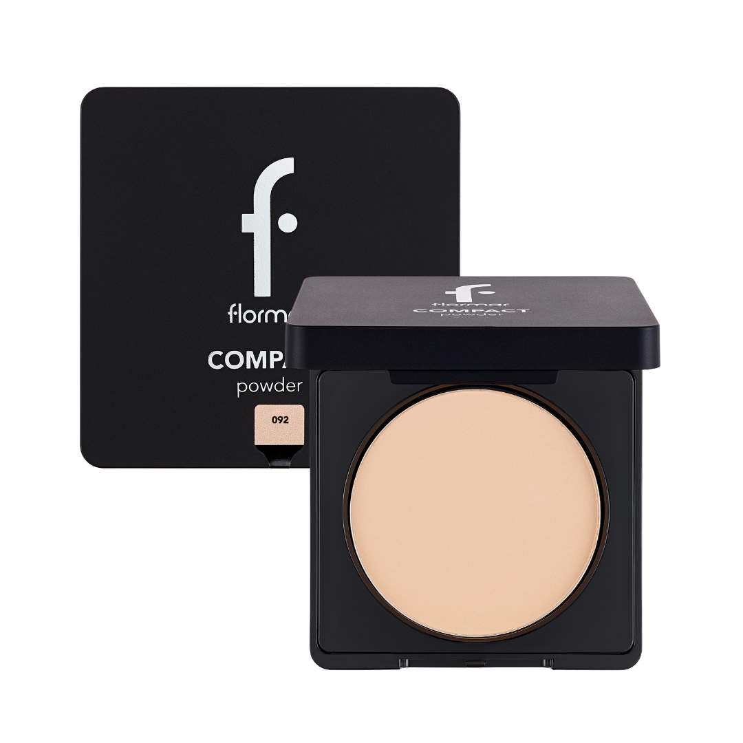 Пудра для обличчя FlorMar Compact матуюча № 92 Середньо-персиковий (994678003)