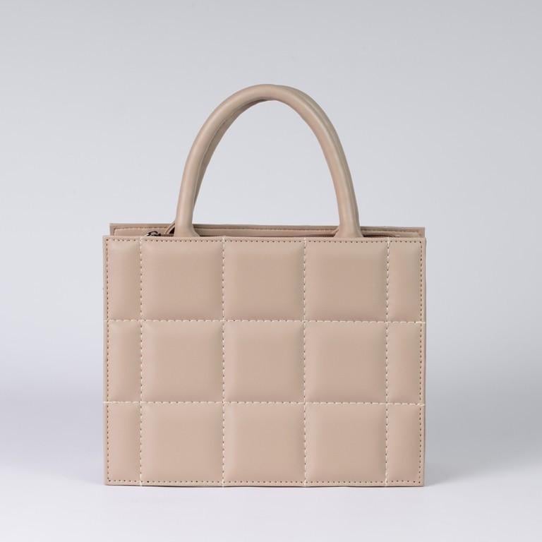 Сумка жіноча XENIA № 60-21 каркасна з глаткою екошкіри Бежевий - фото 1 Сумка жіноча XENIA № 60-21 каркасна з глаткою екошкіри Бежевий - фото 1