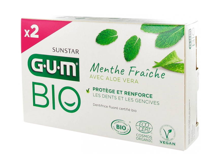 Комплект зубной пасты G.U.M Bio Fresh Mint With Aloe Vera 2 шт./75 мл (35305313)