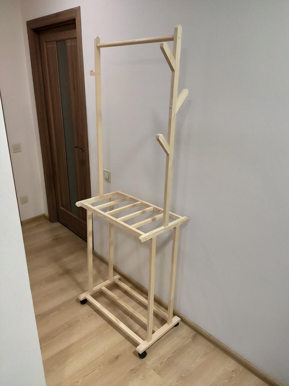 Стойка для одежды на колесиках с вешалкой (2534310463) - фото 2 Стойка для одежды на колесиках с вешалкой (2534310463) - фото 2