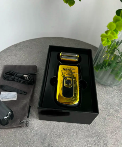 Шейвер-бритва професійний VGR V-332 акумуляторний з дисплеєм Золотий (24604645) - фото 3