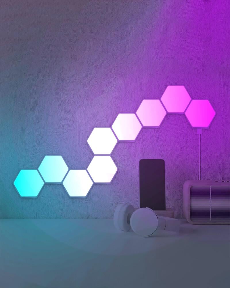 Бра с пультом Polux 331458 Maya LED 9x10W RGB 135Lm IP20 Белый (27584489)