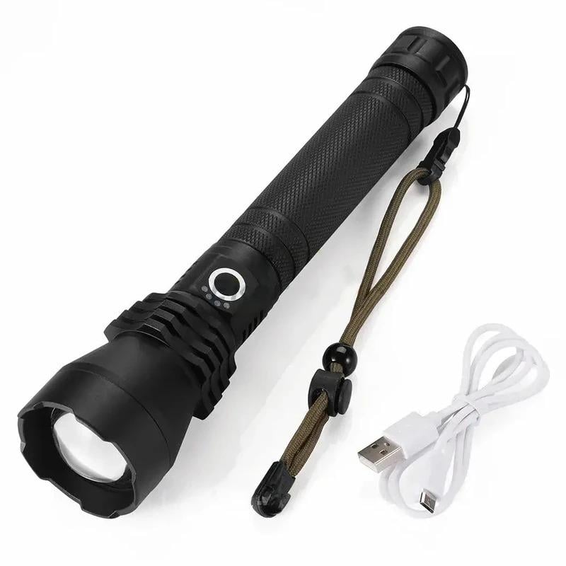 Ліхтарик акумуляторний з водонепроникним корпусом QP510-P50 (234568843_648) Ліхтарик акумуляторний з водонепроникним корпусом QP510-P50 (234568843_648)