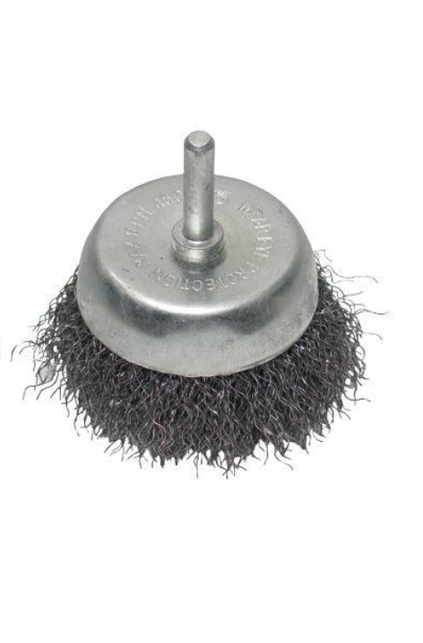 Щетка чашечная Intertool для дрели витая проволока 1/4" 100 мм (BT-9100)
