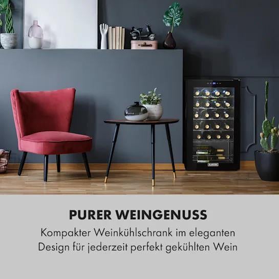 Холодильник для вина Klarstein Shiraz 24 Uno сенсорна панель управління 5-18°C 63 л 24 пляшок - фото 9 Холодильник для вина Klarstein Shiraz 24 Uno сенсорна панель управління 5-18°C 63 л 24 пляшок - фото 9
