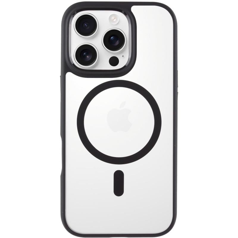 Противоударный TPU+PC чехол Blueo Skin Friendly Frosted with MagSafe для Apple iPhone 16 Pro (6.3") Черный