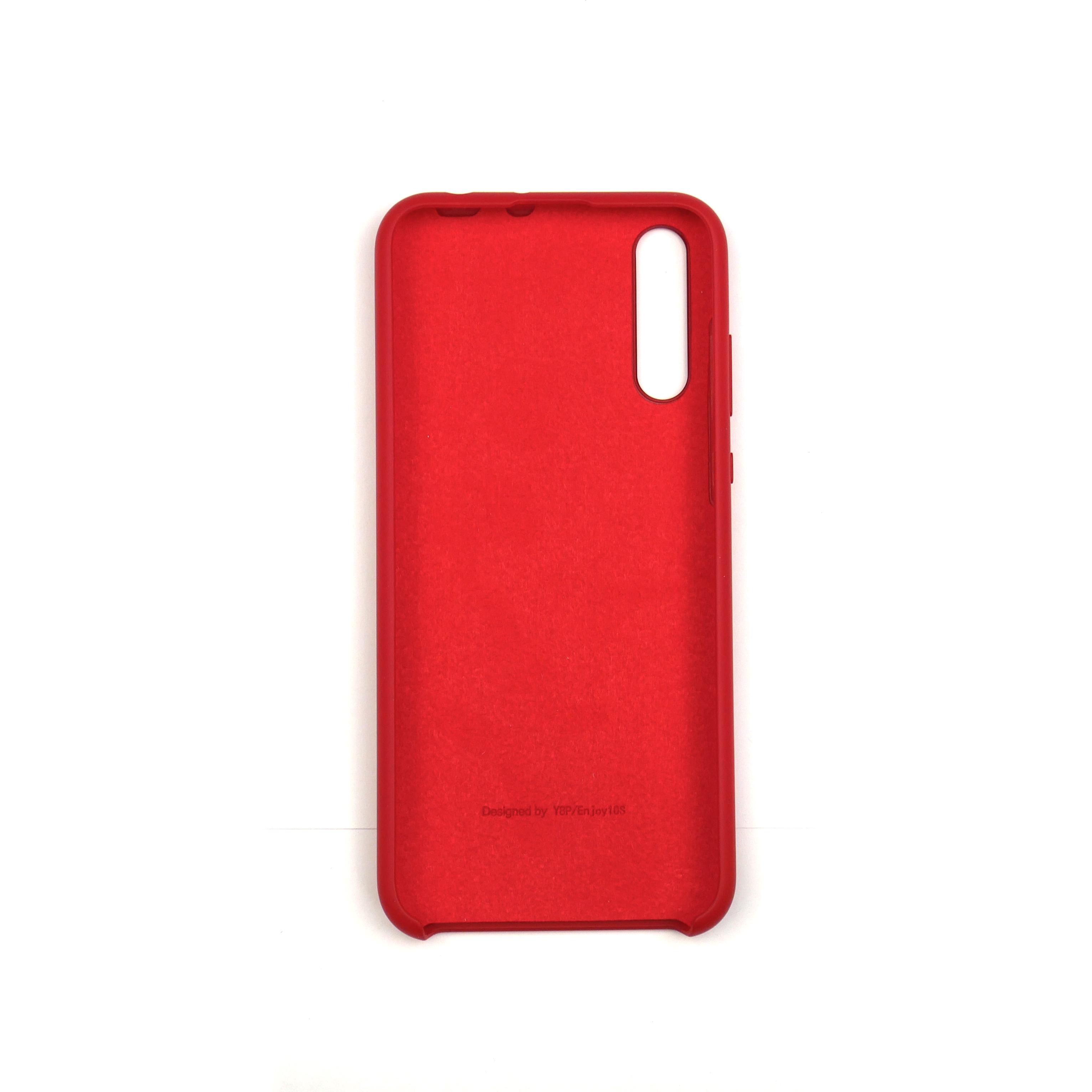 Чехол Jelly Silicone Case Huawei Y8p/Enjoy 10S China Red (33) - фото 2