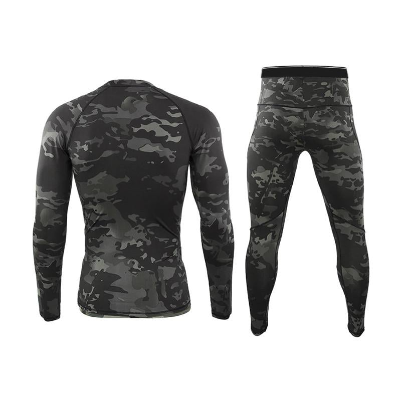 Термобілизна чоловіча Keep Warm A152 повсякденна на флісі XL Camouflage Black (784779601) - фото 2