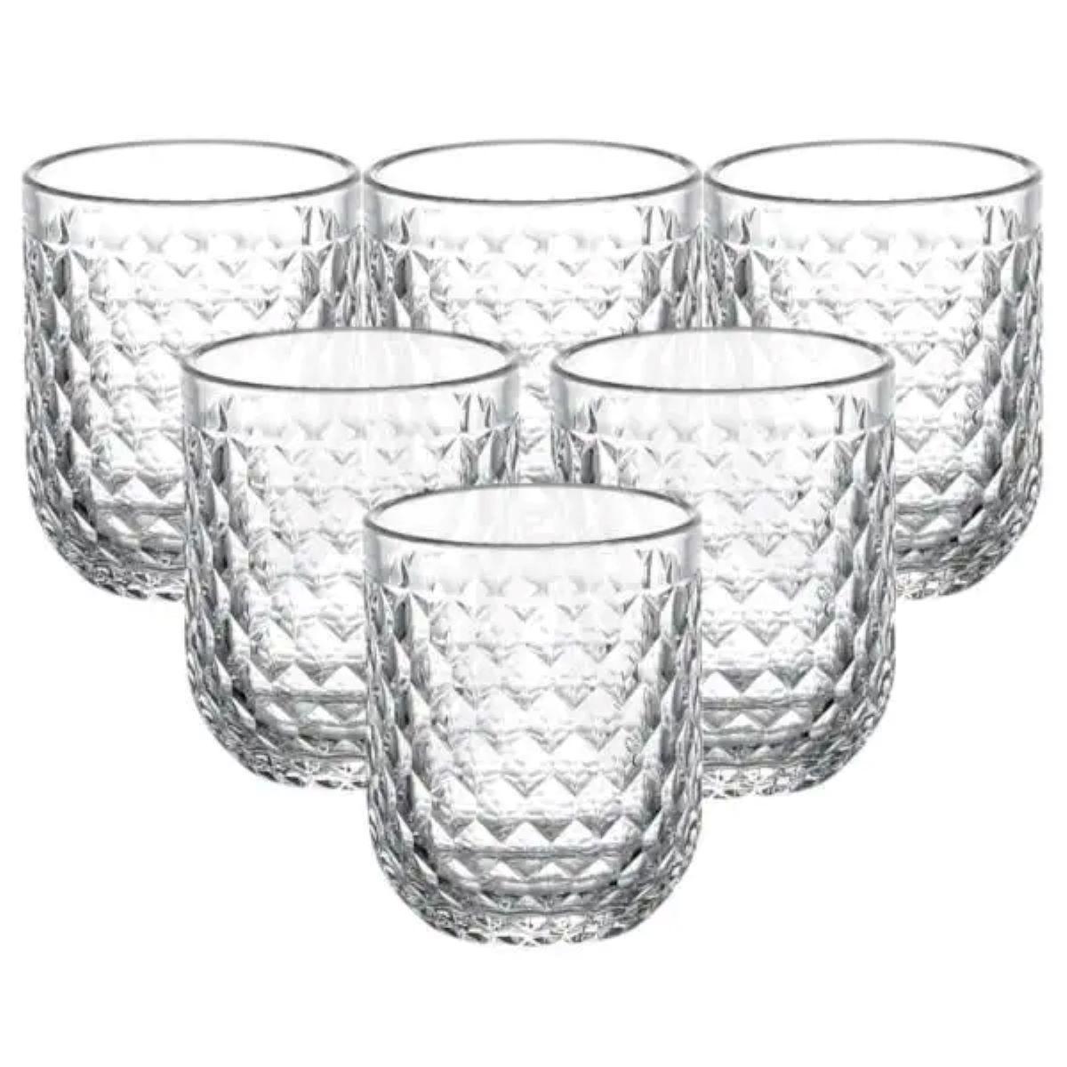 Набір склянок 6 шт. по 250 мл Прозорий (HP-19-105)