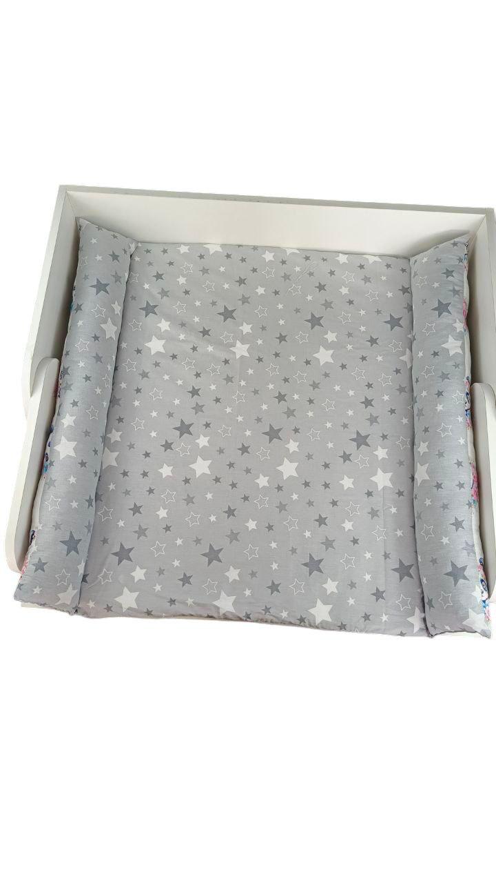 Пеленальный матрас двусторонний на детский комод с принтом Панда 90х70 см (2004) - фото 4 Пеленальный матрас двусторонний на детский комод с принтом Панда 90х70 см (2004) - фото 4