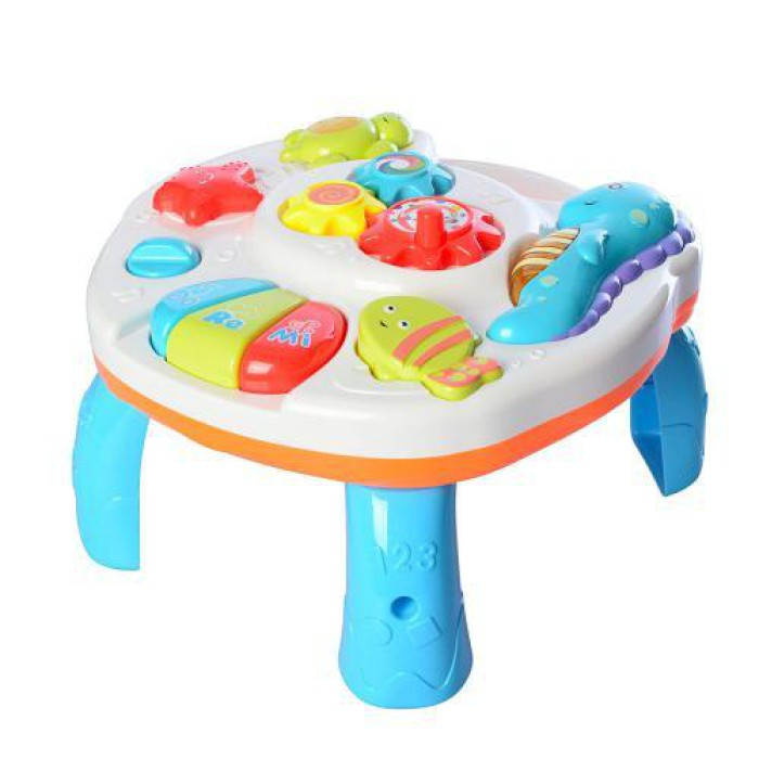 Развивающий детский столик WToys 3902 игровой музыкальный Голубой (2858060326)