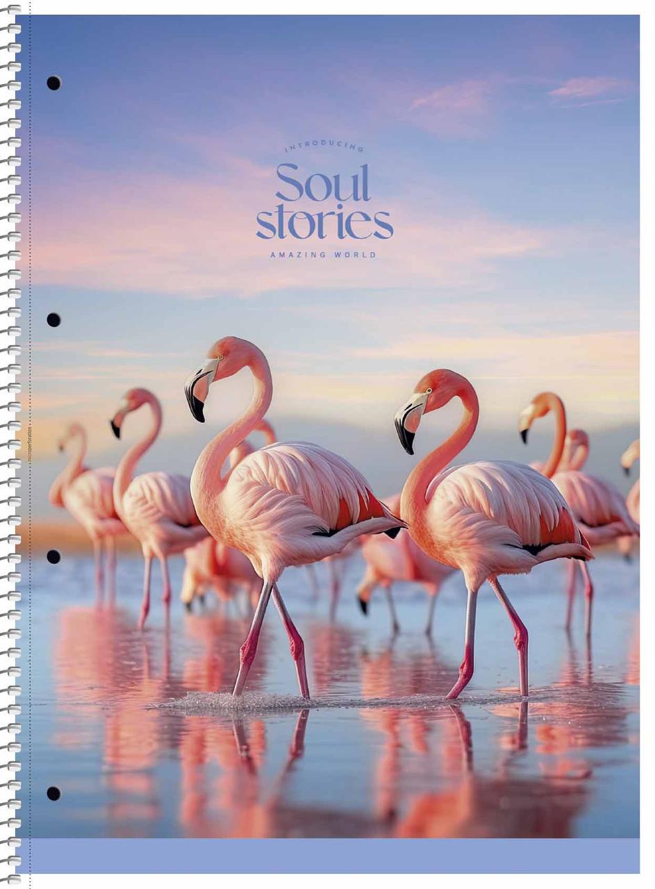 Коледж блок Школярик soul stories А4 80 л у клітинку 2 шт. 6711 A4-080-6711K (4823088241266) - фото 2