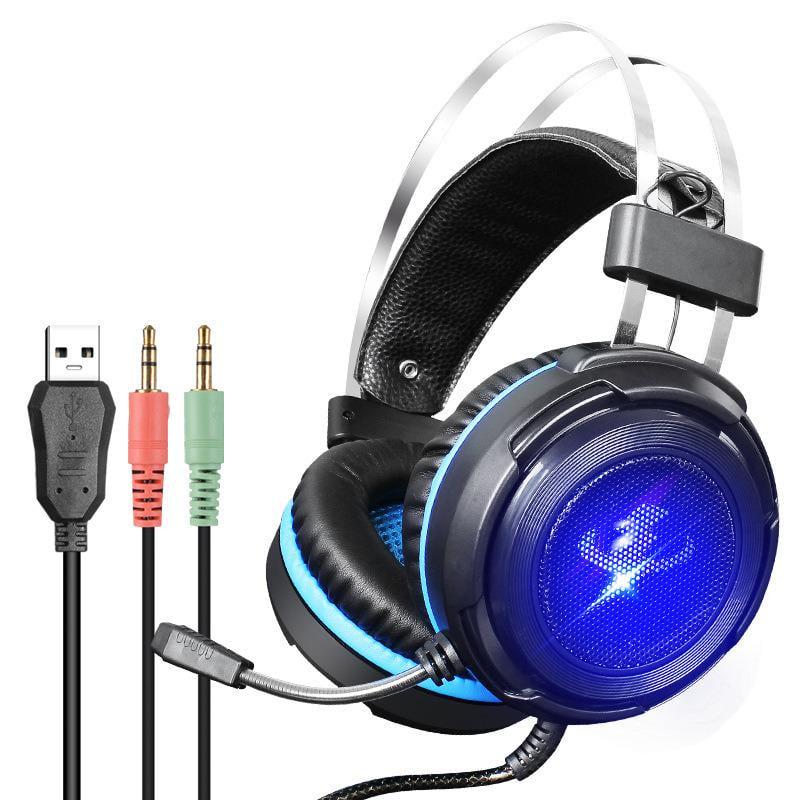 Наушники проводные игровые Misde G5S Stereo 3,5 мм с микрофоном и RGB подсветкой (29099b61)