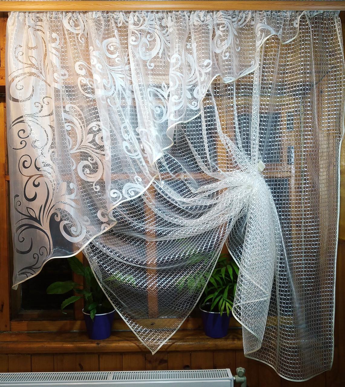 Шторы Фаина вензель левая Молочный (1668038212) - фото 3 Шторы Фаина вензель левая Молочный (1668038212) - фото 3