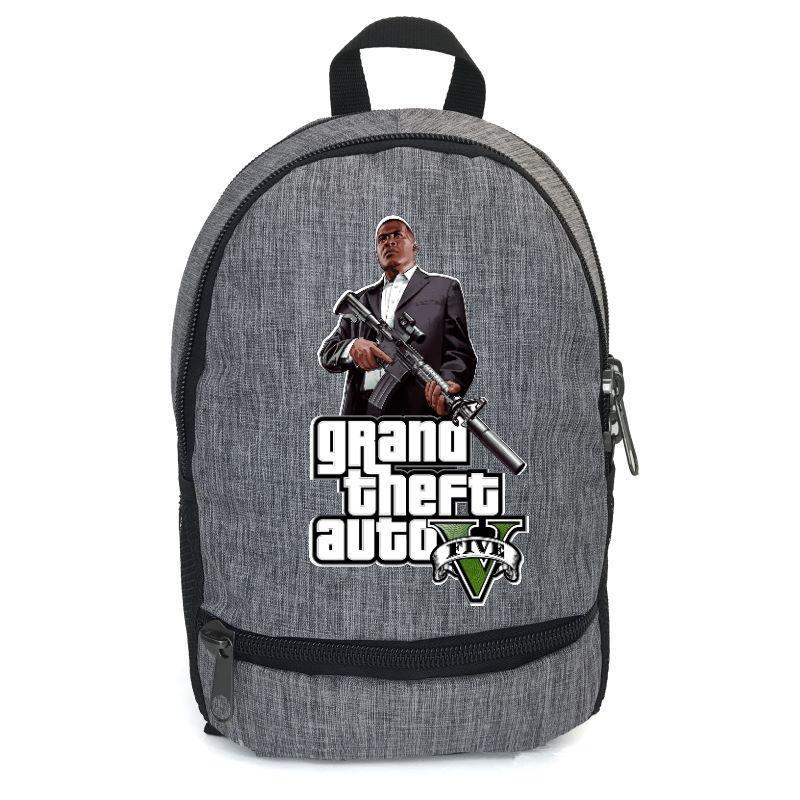 Школьный рюкзак подростковый Cappuccino Toys с принтом GTA-003 12,5 л Серый (1404954785) Школьный рюкзак подростковый Cappuccino Toys с принтом GTA-003 12,5 л Серый (1404954785)
