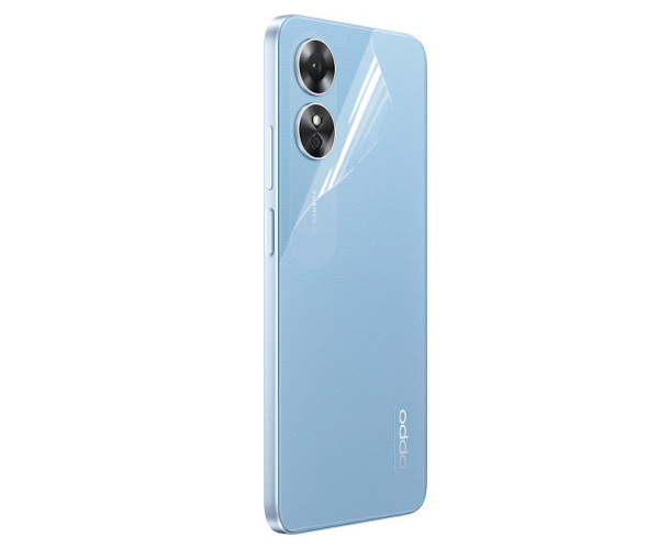 Пленка противоударная гидрогелевая Hydrogel Film для Oppo A17 на заднюю панель Transparent Пленка противоударная гидрогелевая Hydrogel Film для Oppo A17 на заднюю панель Transparent