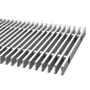 Решетка металлическая поперечная Carrera 230/1250 h65 Сатин (1881178953)