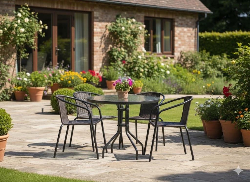 Комплект садовой мебели Toscana MultiGarden стол 80 см и 4 стула (35129930)