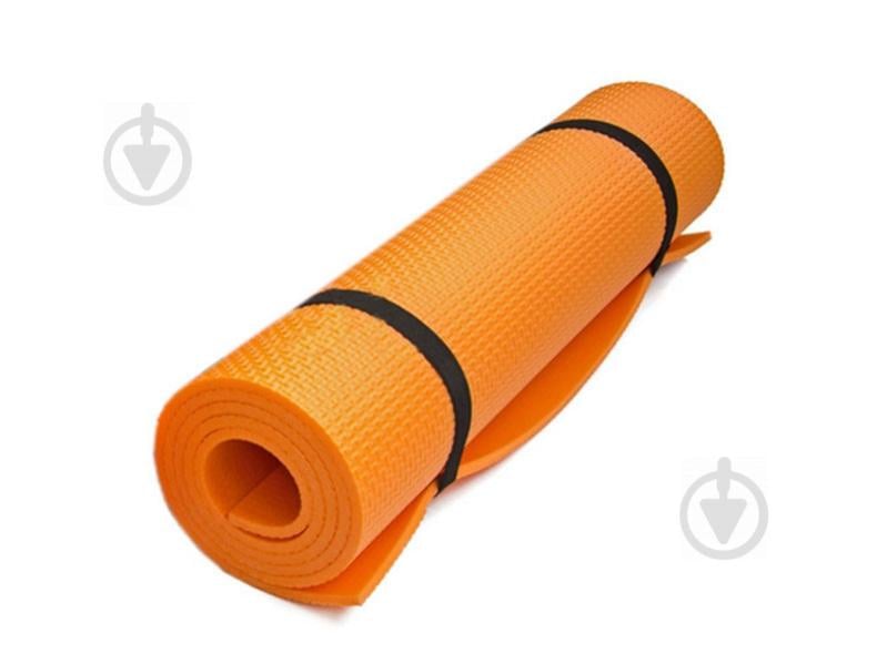 Коврик для фитнеса, йоги, Йогамат, Feel Fit Profi 173-61-0,5 см Оранжевый