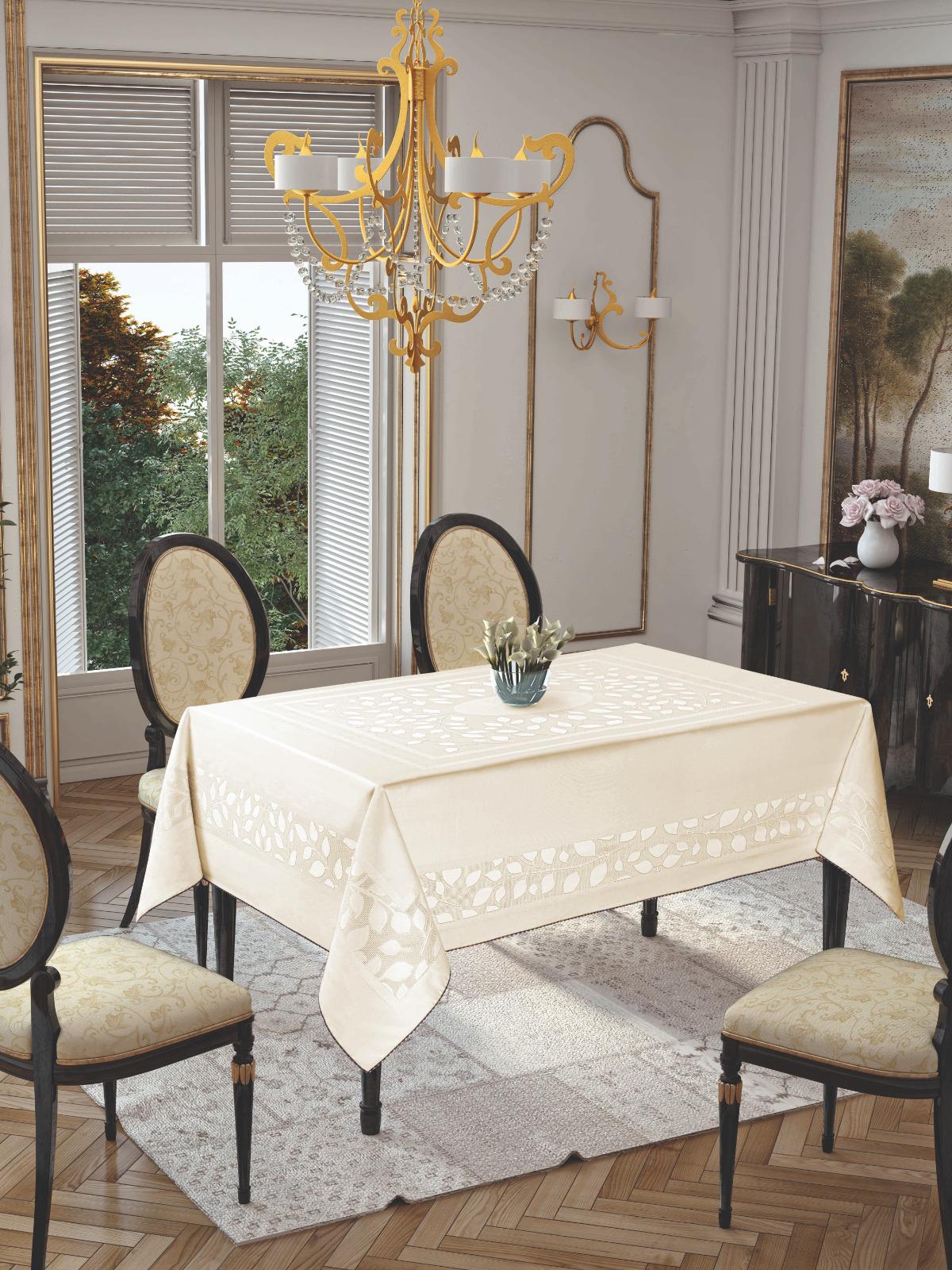 Скатерть водоотталкивающая Jacquard Pano 160x220 см (25488969)