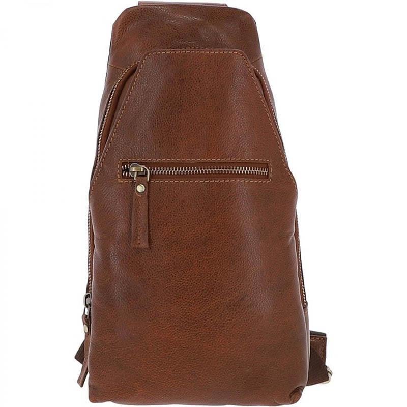 Городской рюкзак слинг Ashwood M53 Cognac (M53 COGNAC)
