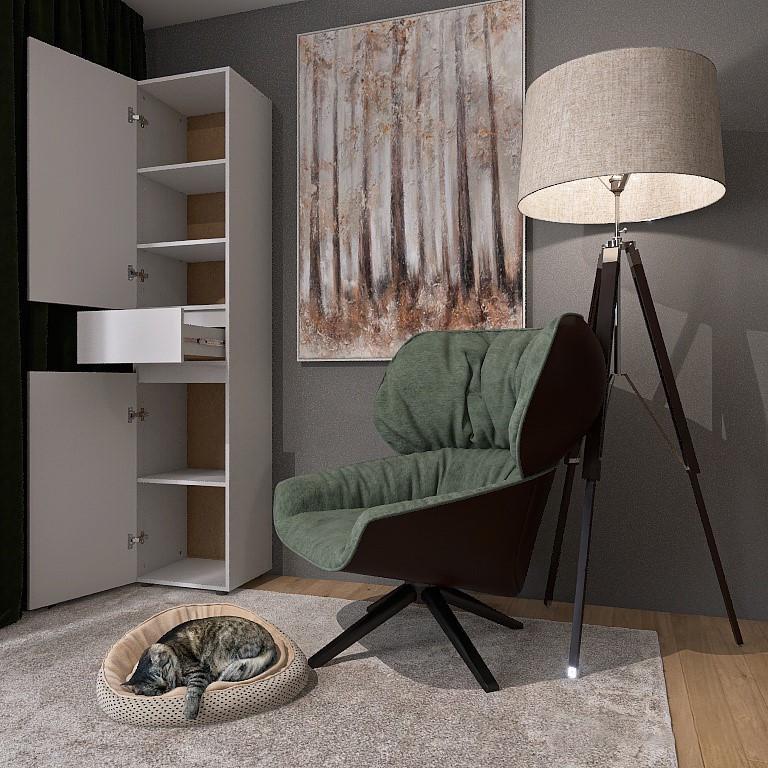 Пенал Еверест Лайт 450х380х2080 мм ПЛ-1 Білий (ЕВ20436) - фото 3 Пенал Еверест Лайт 450х380х2080 мм ПЛ-1 Білий (ЕВ20436) - фото 3