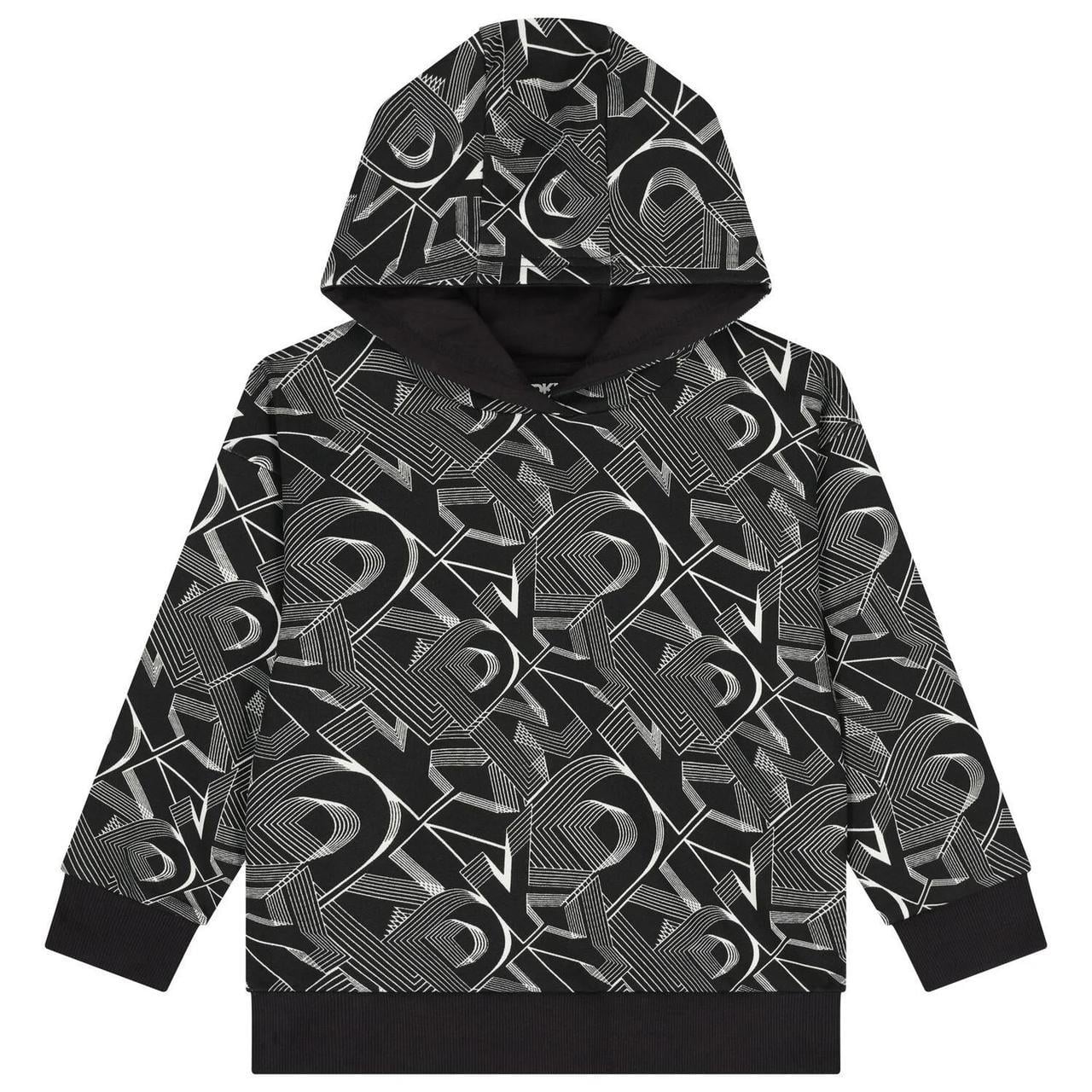 Худі DKNY 62433 all-over logo 15-16 років 164 см (2854435316)