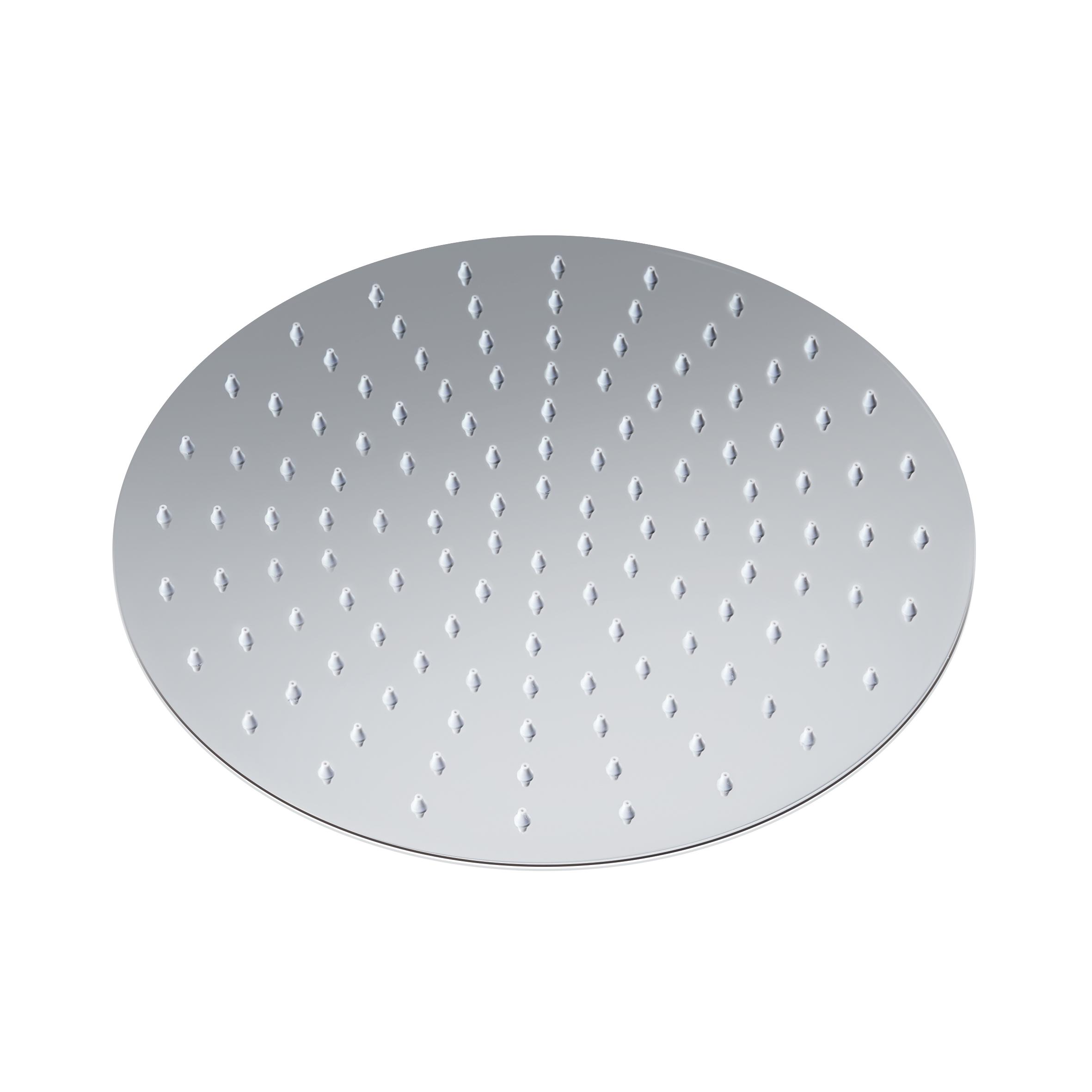 Лейка для верхнего душа Q-tap Hlavova QTHLAS300O1ZBB круглая 300 мм Хром (77520)