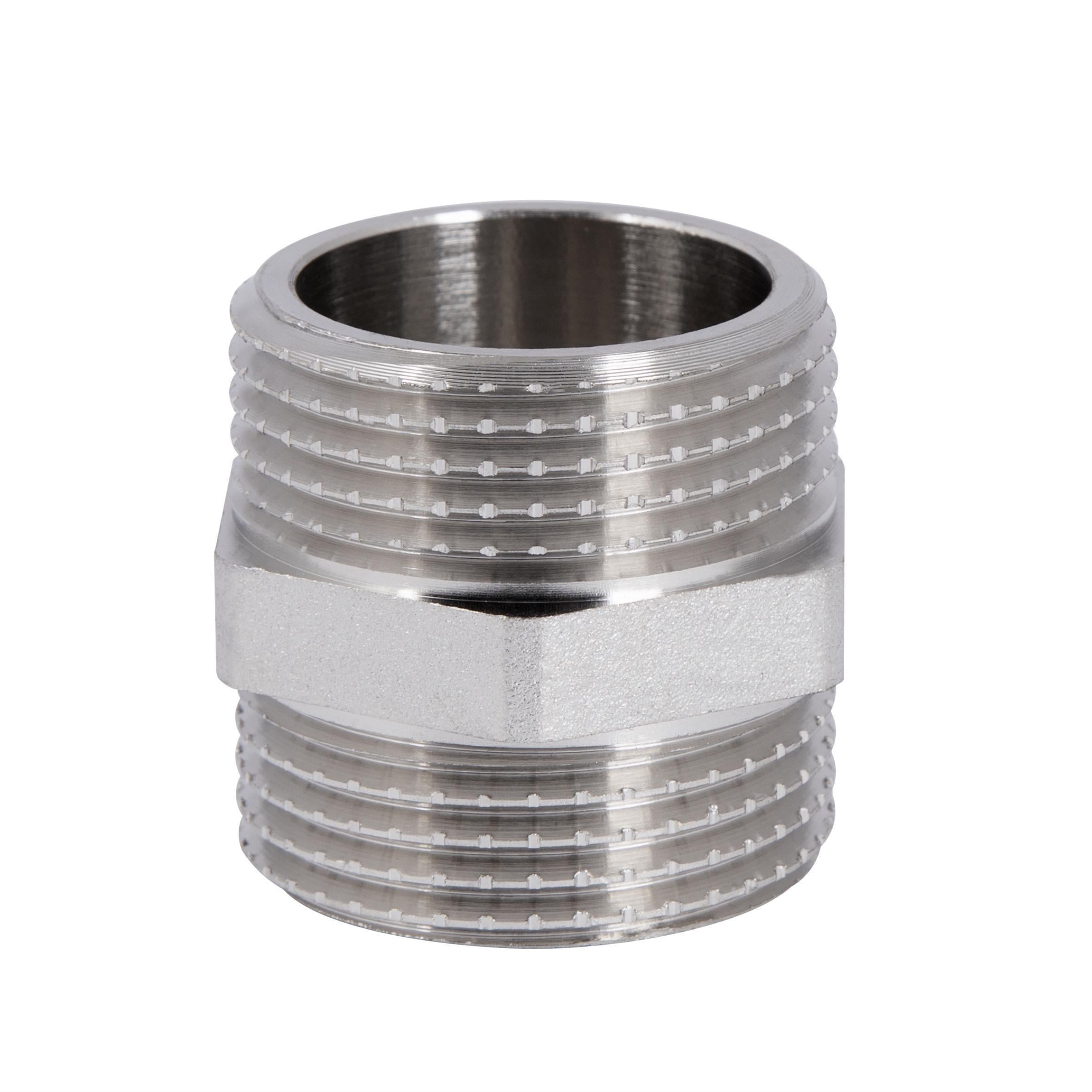 Ниппель усиленный Thermo Alliance Forte 1"ЗЗ никелированный (SF35825R)