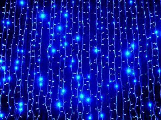 Уличная cветодиодная гирлянда Waterfall 2х2 м Синий 240 LED (5653648) - фото 2