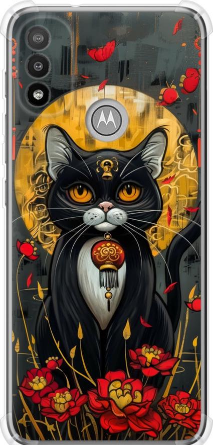 Чехол на Motorola E20 China Cat (6134sp-2509-42517)