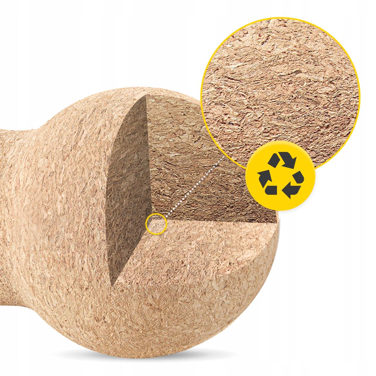 М'яч масажний подвійний 4fizjo Lacrosse DuoBall Cork 6,5x13,5 см (P-5907739319586) - фото 5