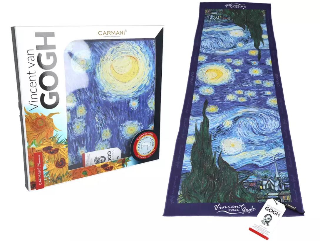 Дорожка на стол Ван Гог Звездная ночь 29х100 см (023-0121) Дорожка на стол Ван Гог Звездная ночь 29х100 см (023-0121)