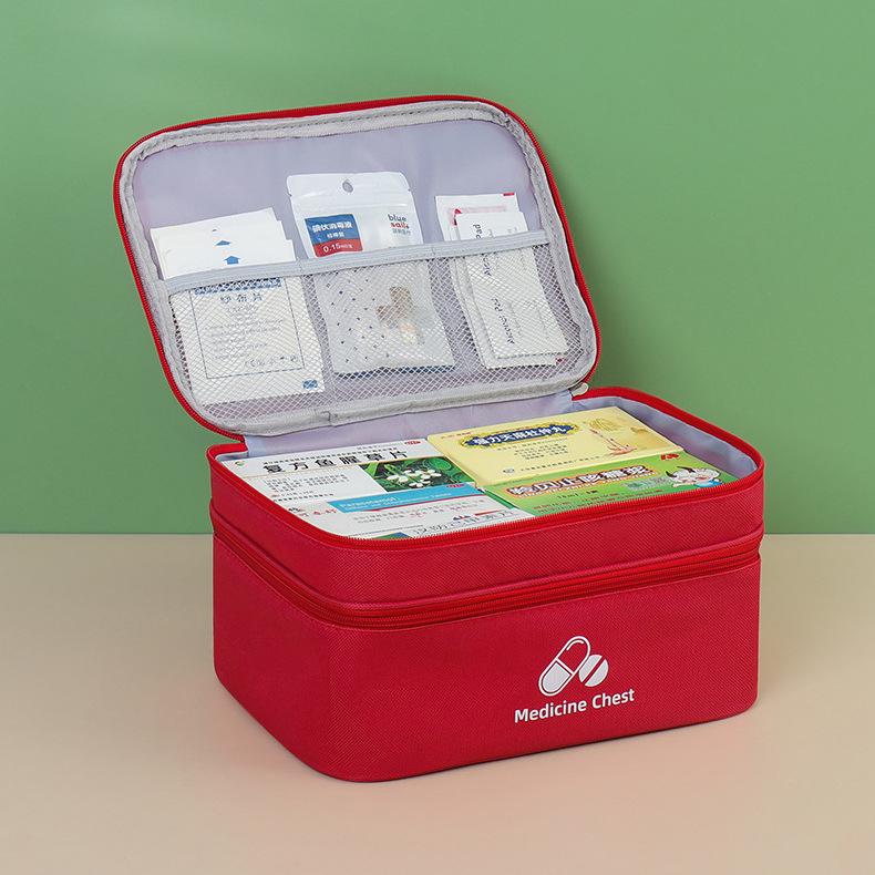 Аптечка-органайзер для медикаментов 28x20x15 см Красный (IBC007MR) - фото 4 Аптечка-органайзер для медикаментов 28x20x15 см Красный (IBC007MR) - фото 4