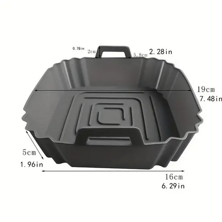 Форма силиконовая для аэрогриля и мультипечи ребриста 16,5 см Серый (REN-45) - фото 4 Форма силиконовая для аэрогриля и мультипечи ребриста 16,5 см Серый (REN-45) - фото 4